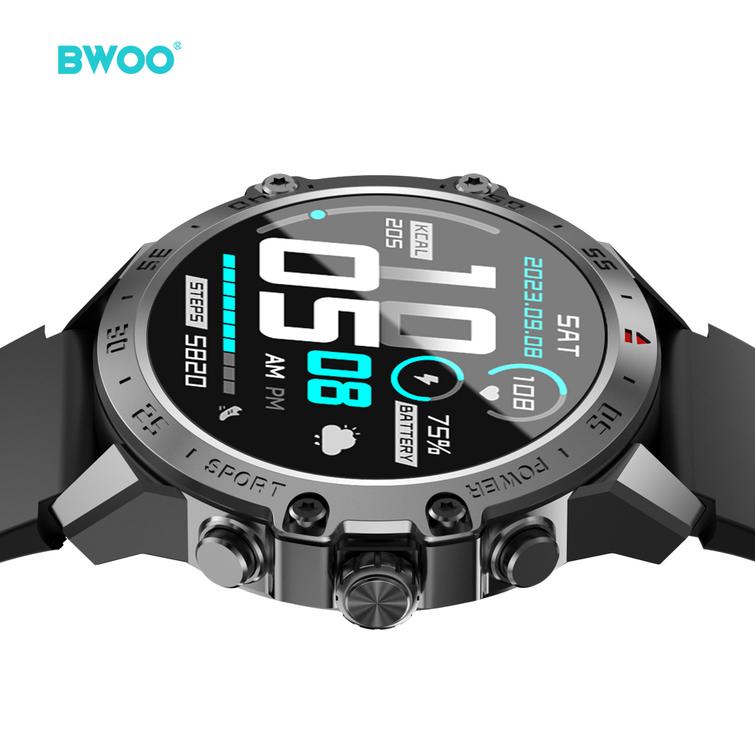 BWOO-&auml;lykello WA-08 1,43&rdquo; AMOLED musta