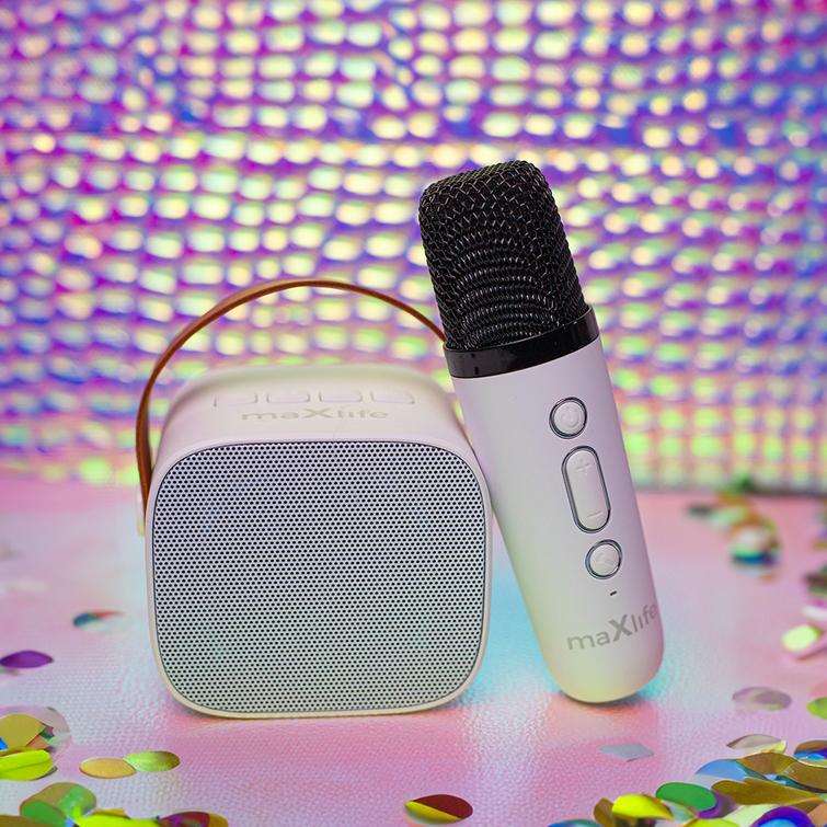 Maxlife Bluetooth-karaoke-kaiutin MXKS-100 valkoinen