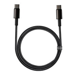 Baseus-kaapeli Tungsten PD USB-C - USB-C 1,0 m musta 100W