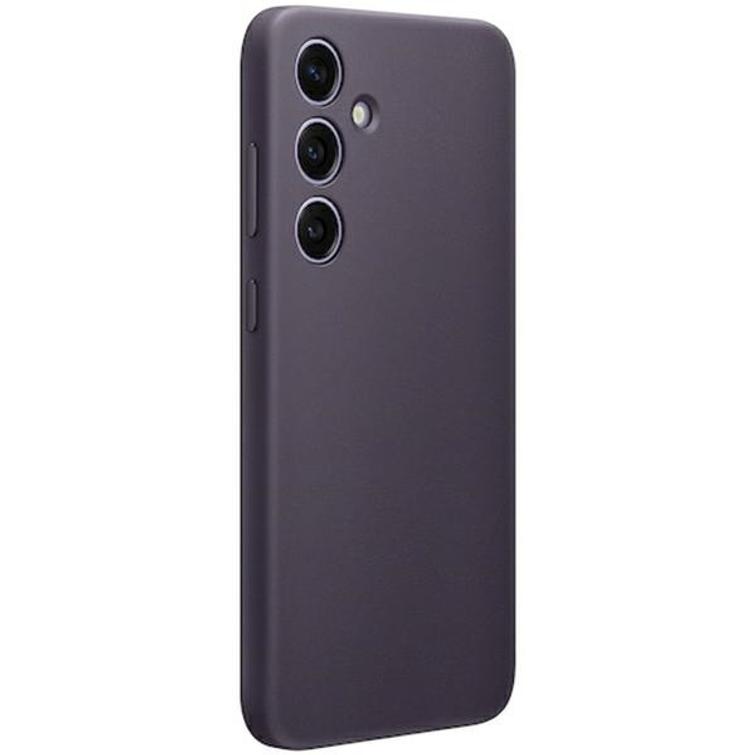 Samsungin vegaaninen nahkakotelo Samsung Galaxy S24 Plussalle, tummanvioletti