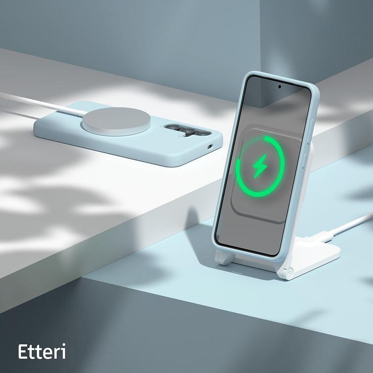 Etteri-silikonikuori Samsung Galaxy S24:lle vaaleansininen