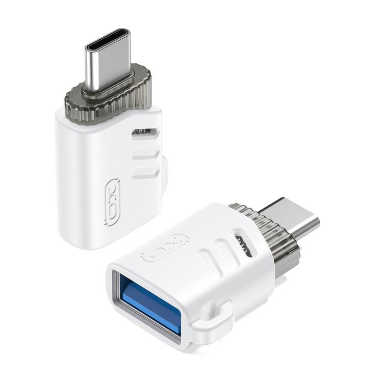 XO-sovitin NB256B OTG USB - USB-C valkoinen