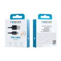 Forever USB-C-kaapeli - USB-C-kaapeli 1,0 m 1A musta