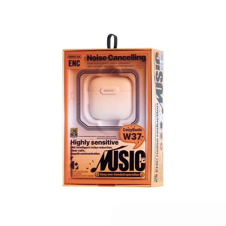 REMAX BLUETOOTH HEADPHONES TWS W37 WHITE ENC BT 5.4