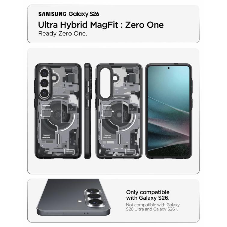 SPIGEN ULTRA HYBRID MAG MAGSAFE GALAXY S26 ZERO ONE BLACK
