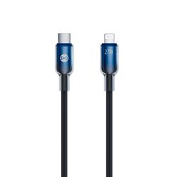 Forever Ombre -kaapeli USB-C - Lightning 1,0 m 27W musta