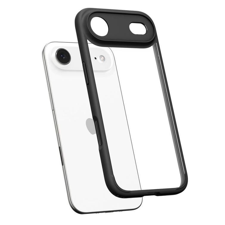 Spigen Ultra Hybrid -suojakuori iPhone 17 Airille, mattamusta