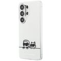 Karl Lagerfeld case IML Peekaboo Karl&Choupette MagSafe for Samsung Galaxy S26 Ultra transparent