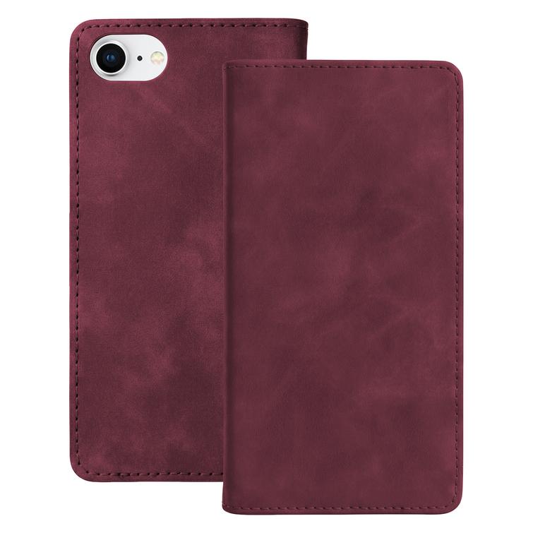 Smart Suede case for iPhone 7 / 8 / SE 2020 / SE 2022 maroon