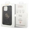 Guess iPhone 15 Pro 6,1" -puhelimen kuoret GUHCP15L4GMGGR harmaa kovakuori 4G Big Metal Logo