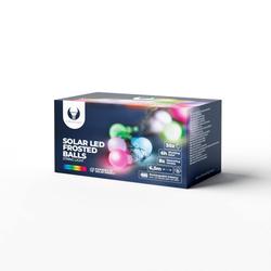 Valosarja aurinko-LED himme&auml;pallot SFB62 6,5m 30 palloa moniv&auml;rinen Forever Light