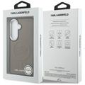 Karl Lagerfeld case Embossed Ring Initials MagSafe for Samsung Galaxy S26 Plus brown