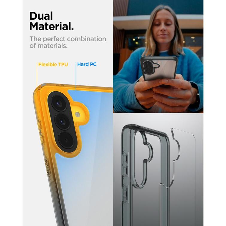 Spigen Ultra Hybrid case for Samsung Galaxy A57 5G space clear