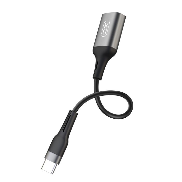 XO-sovitin OTG NB201 USB - USB-C musta