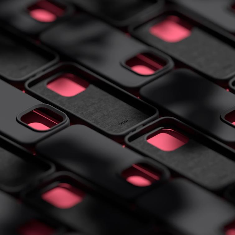 Etteri silikonikotelo Samsung Galaxy A34 5G mustalle