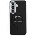 Karl Lagerfeld case Embossed Ring RSG Logo MagSafe for Samsung Galaxy S26 black