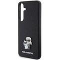 Karl Lagerfeld case for Samsung Galaxy S24 Plus KLHCS24MPSAKCMPK black HC SAFFIANO KC PIN