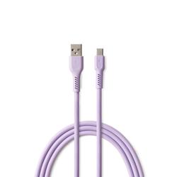 COLORUM-kaapeli USB-A - USB-C 1,8m 3A CK60-AC-09 xLavenda