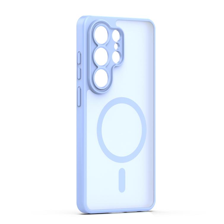 Mag Matt case for Samsung Galaxy S26 Ultra light blue camera protection
