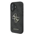 Guess iPhone 16 6,1" suojakuori GUHCP16S4GMGGR 4G:lle, iso logo, musta