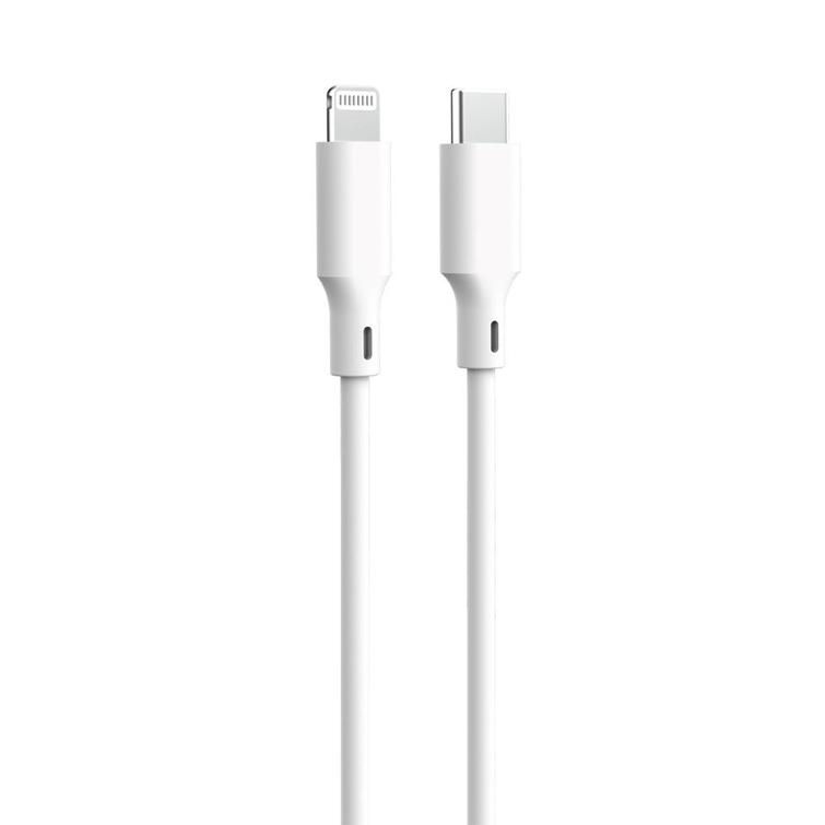 Forever kierrätyskaapeli USB-C - Lightning 1,5m 3A KR12-CL-00 valkoinen