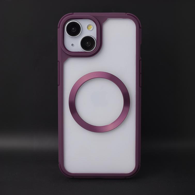 Metallirengas (2 kpl) violetti