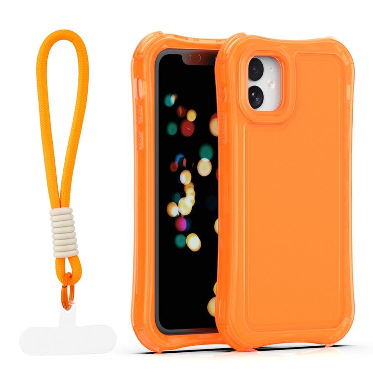 Safepop case with strap for iPhone 11 orange