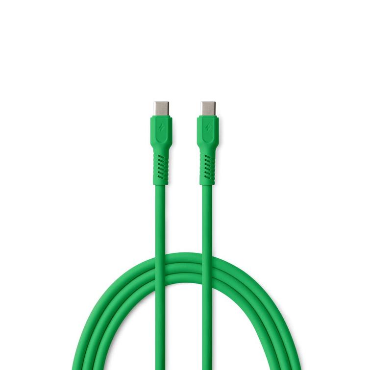 COLORUM USB-C - USB-C -kaapeli 1,8m 3A CK60-CC-04 xGreen