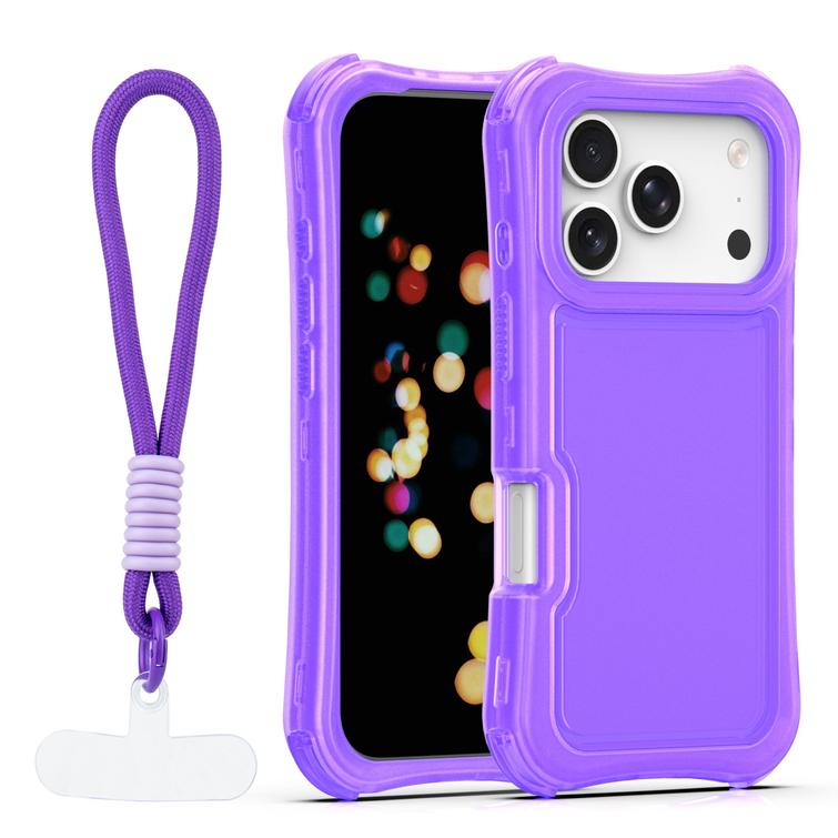 Safepop case with strap for iPhone 17 Pro Max 6,9" purple