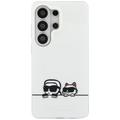 Karl Lagerfeld case IML Peekaboo Karl&Choupette MagSafe for Samsung Galaxy S26 Ultra transparent