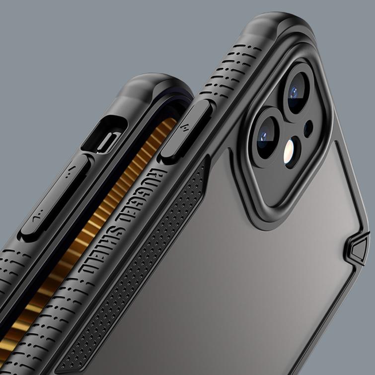 Defender Matt -suojakuori iPhone 11:lle, musta