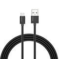 CABLE T-PHOX NETS MICRO USB BLACK 3A ; PVC ; 1,2M