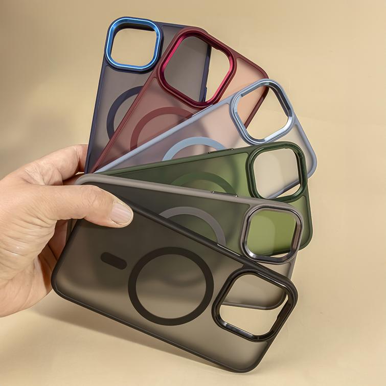 Frozen Mag -suojakuori iPhone 14 Pro 6,1":lle, tummansininen