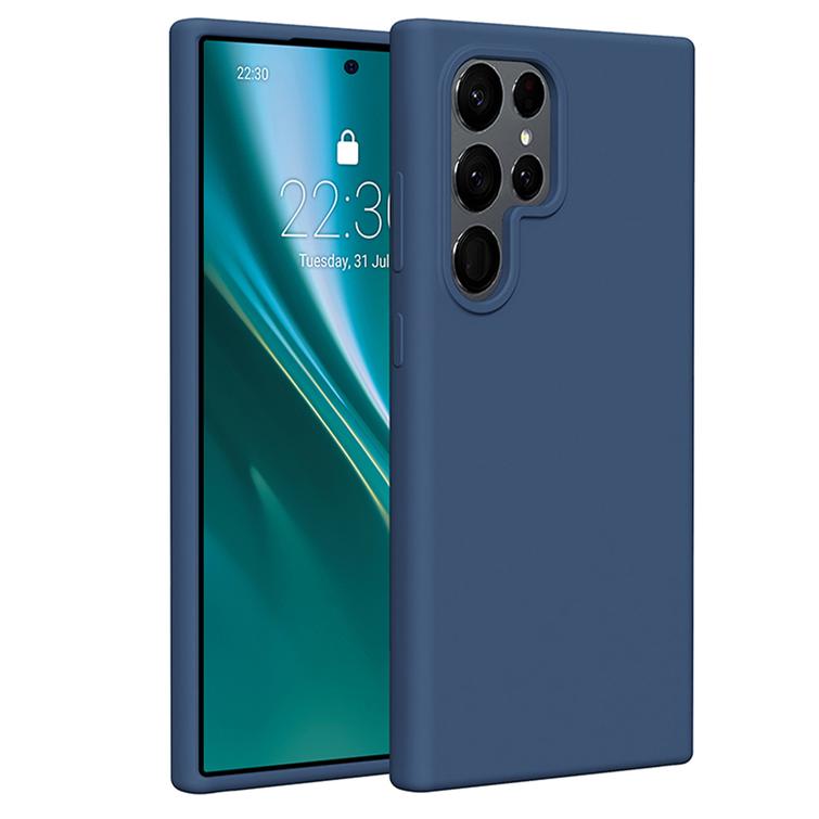 Etteri silikonikotelo Samsung Galaxy S24 Ultra tummansiniselle