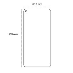 Tempered glass 2,5D for Oppo Reno 7 5G