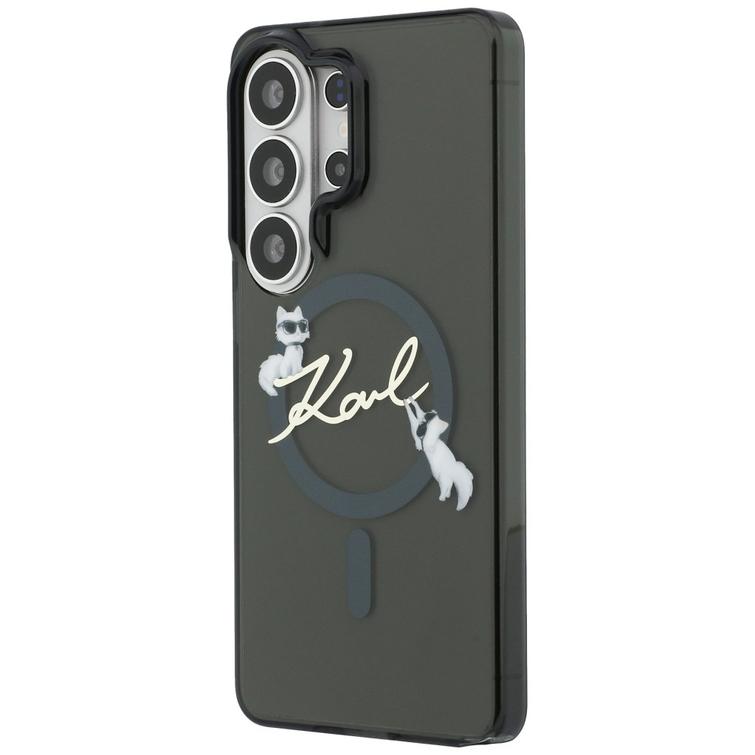 Karl Lagerfeld case IML KC Script MagSafe for Samsung Galaxy S26 Ultra black