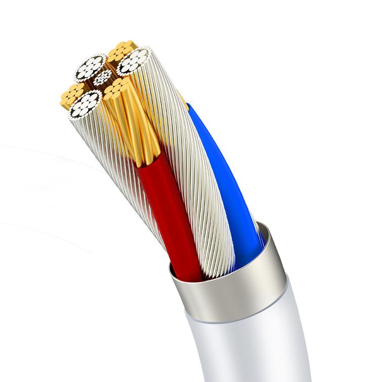 BWOO-langalliset kuulokkeet HF175 USB-C digitaalinen liitäntä valkoinen