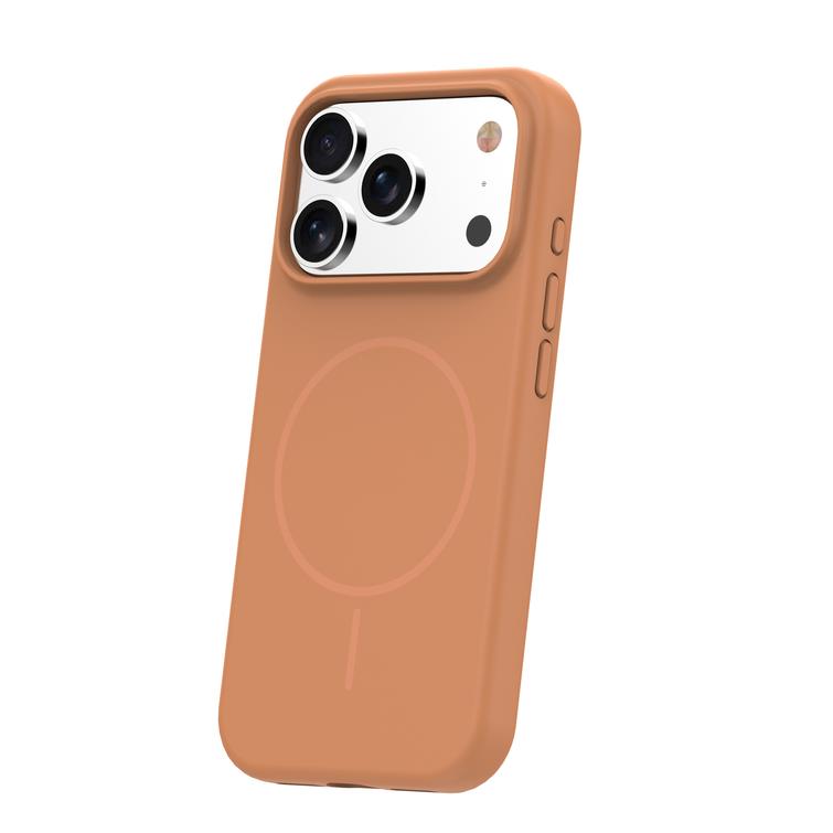 Silikoni ohut Mag karamelli kuori iPhone 17 Pro Max / 18 Pro Max 6,9" -mallille