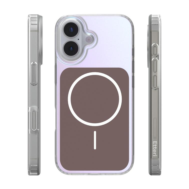 Etteri Hidden Pearl case for iPhone 17 6,3" brown