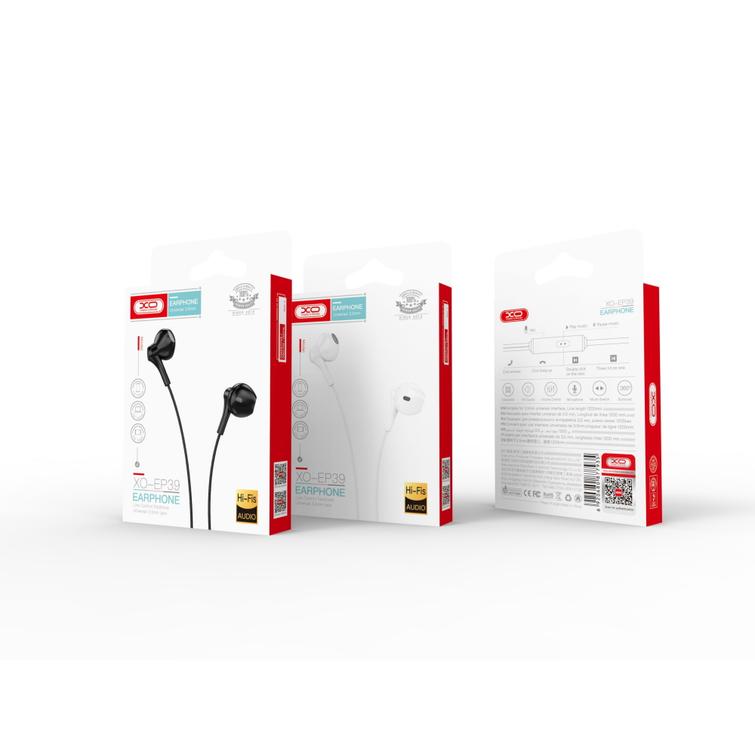 XO langalliset kuulokkeet EP39-liitin 3,5 mm valkoinen