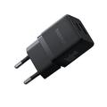 Baseus Palm Fast Charger Wall Charger 30W USB-C USB-A EU Cluster Black