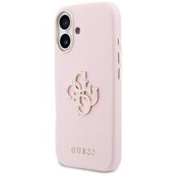 Guess HC PU FW RESIN LOGO PINK -suojakuori iPhone 17 Pro 6,3":lle