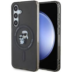 Karl Lagerfeld -suojakuori Samsung Galaxy S24:lle KLHMS24SHGKCNOK musta HC MAGSAFE IML C