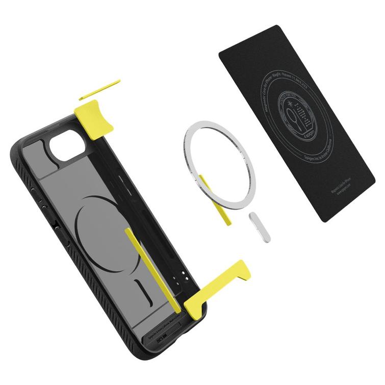 Spigen Rugged Armor MagSafe -kotelo iPhone 16E:lle, mattamusta