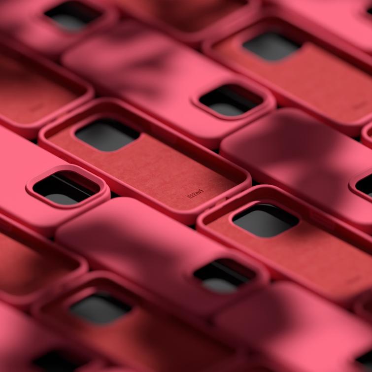 Etteri silikonikotelo Samsung Galaxy S22 Ultra vadelmalle