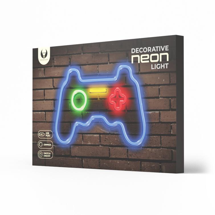 Neon PLEXI LED -peliohjain, moniv&auml;rinen, FPNE03X Forever Light