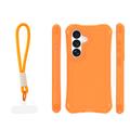 Safepop case with strap for Samsung Galaxy S24 / S25 orange