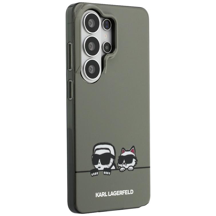 Karl Lagerfeld case IML Peekaboo Karl&Choupette MagSafe for Samsung Galaxy S26 Ultra black