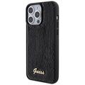 Guess case for iPhone 15 Pro Max 6,7" GUHCP15XPSFDGSK black HC Sequin Script Metal