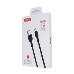 XO-kaapeli NB55 USB - microUSB 1,0 m 5A musta